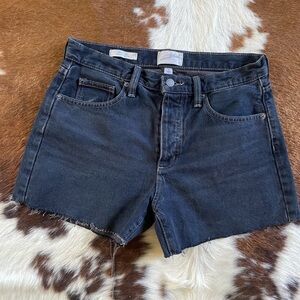 Universal Thread 90s Baggy Shorts- Black Denim Cutoff Shorts